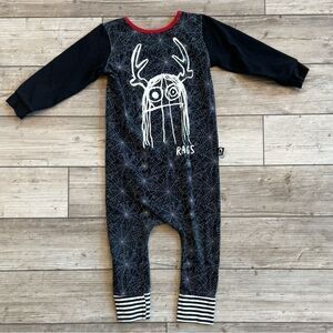 Rags | Spider Web Trinny Long Sleeve Romper | Size: 3/4